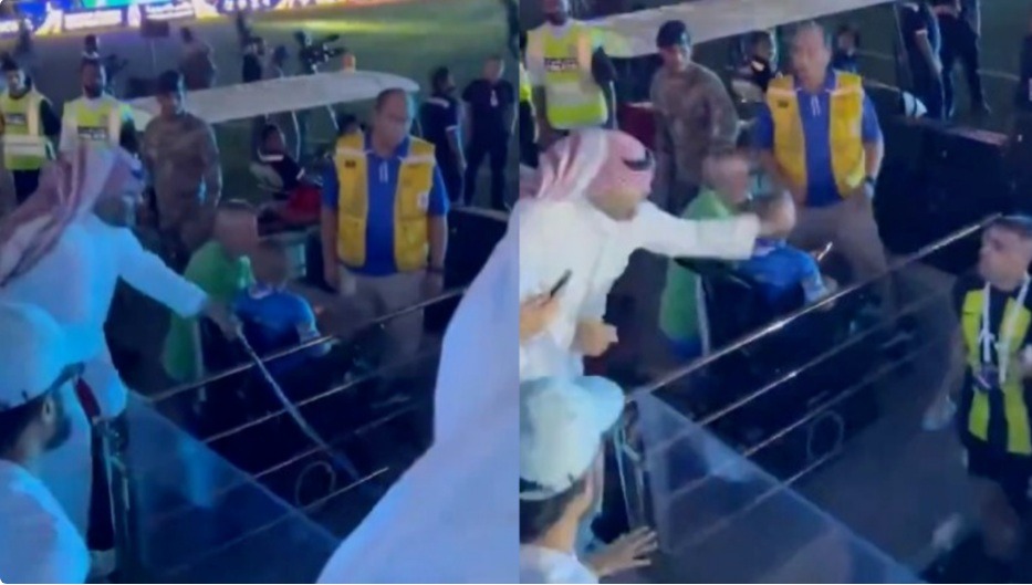 VÍDEO: Insatisfeito com derrota, torcedor agride jogador do time com chicotada; ASSISTA