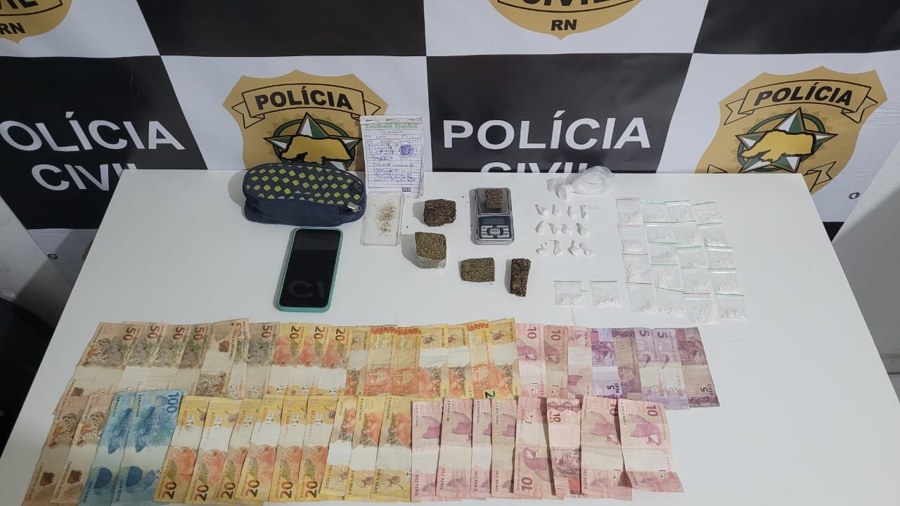 Polícia Civil deflagra nova fase da operação e prende genro e nora por tráfico de drogas em Tibau do Sul