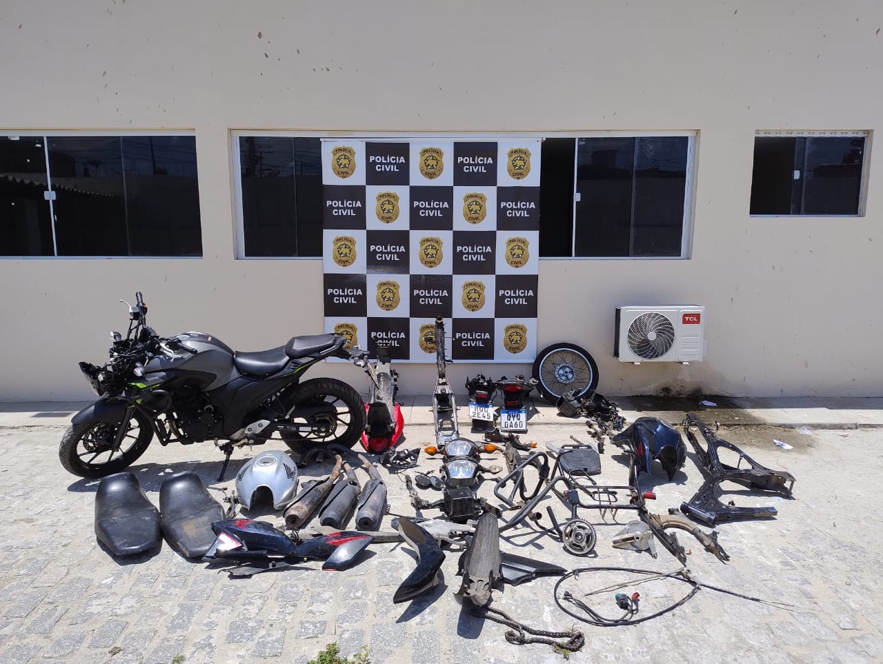 Polícia desmantela desmanche de motos roubadas no RN