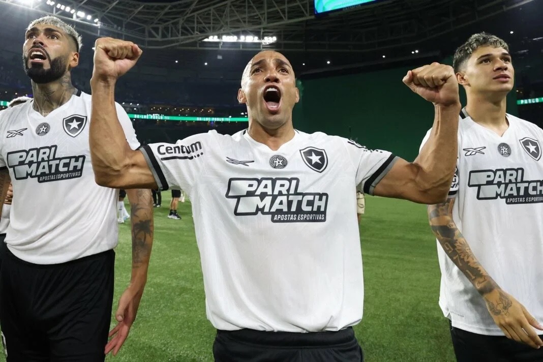Botafogo derrota Palmeiras, cala Allianz Parque e retoma liderança do Brasileirão; veja os gols