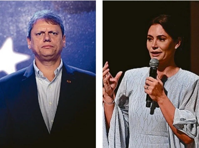 No privado, Bolsonaro admite chapa formada por Tarcísio-Michelle