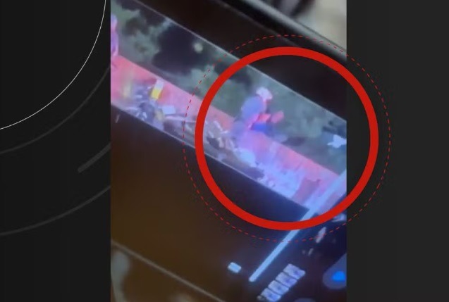 PM é flagrado jogando homem de ponte em SP