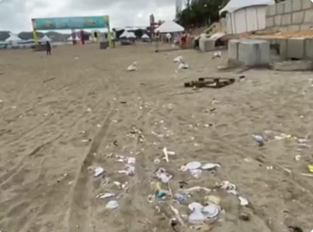 Urbana recolhe 100 toneladas de resíduos das praias após réveillon em Natal