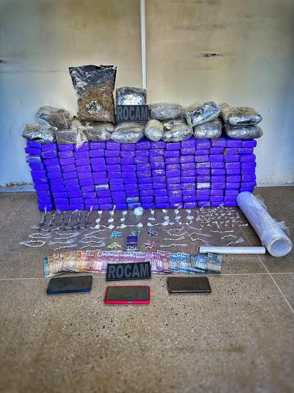 Trio é preso com 150 kg de maconha na Grande Natal