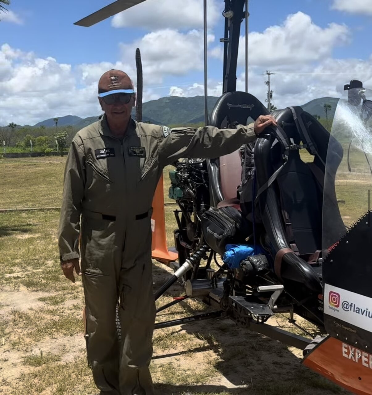 Queda de girocóptero no RN: piloto e aeronave estavam regulares