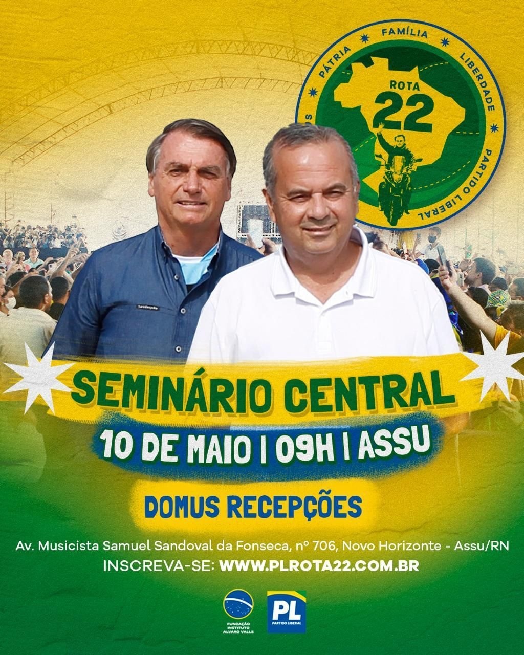 Assu recebe Seminário Central do Projeto Rota 22 no dia 10 de maio