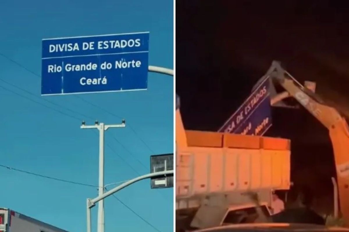 Icapuí (Ceará) instala placas em Tibau (RN) e gera conflito territorial