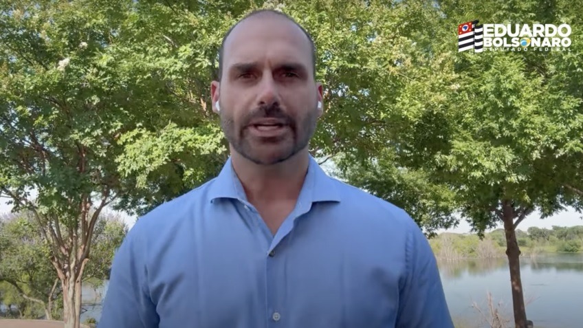 VÍDEO: Eduardo rebate Lula e diz que Brasil terá a volta de “um Bolsonaro”