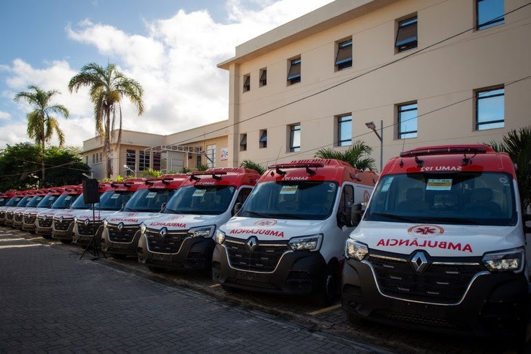 Rio Grande do Norte recebe 18 novas ambulâncias do SAMU