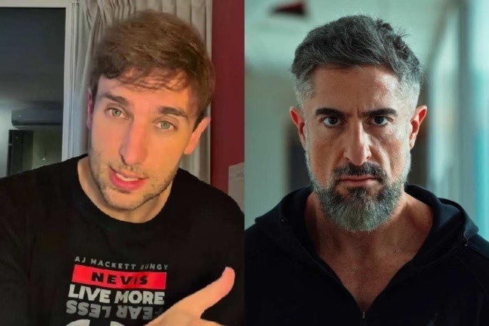 “Homem castrado que abana o rabo”, diz Leo Lins sobre Marcos Mion