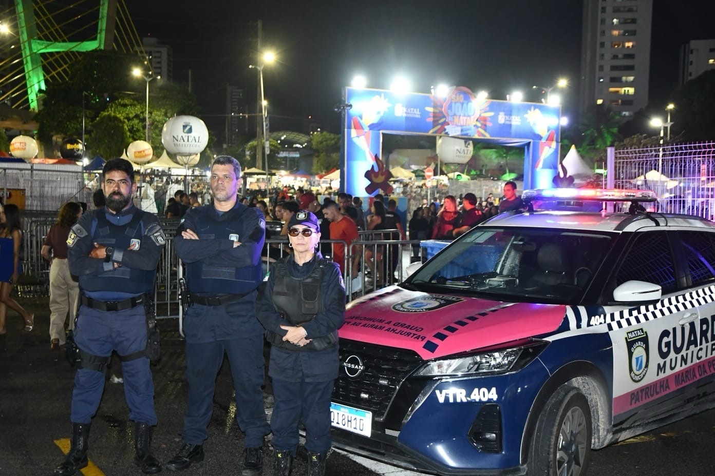 Guarda Municipal reforça esquema de segurança no São João de Natal