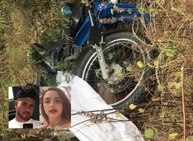 Casal morre em acidente de moto na RN-117,; criança de 4 anos ficou ferida