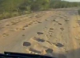 VÍDEO: Buracos transformam rodovia em ‘Lua’, de tanta cratera no interior do RN