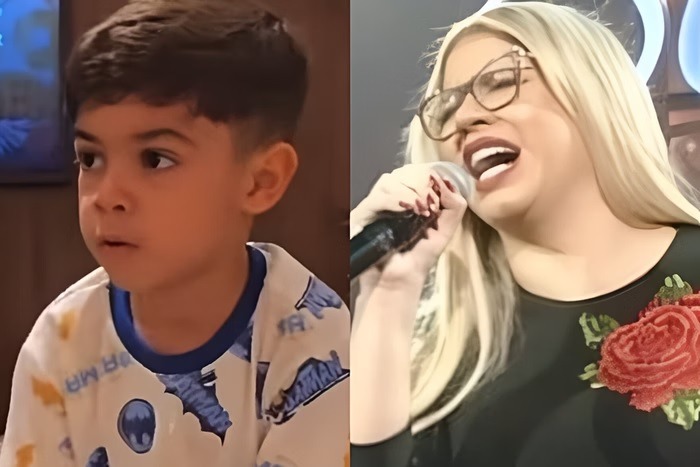 Vídeo: filho de Marília Mendonça toca música da mãe e emociona fãs