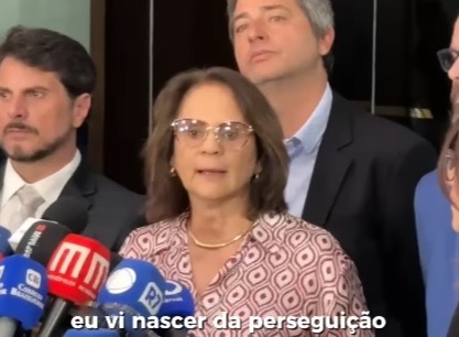 VÍDEO: Damares Alves afirma que Bolsonaro vai se calar e Michelle falará por ele agora