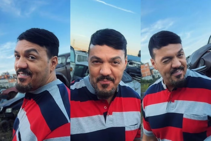 Belo muda o visual e surpreende fãs ao surgir com cabelo preto antes de estreia como ator na Globo
