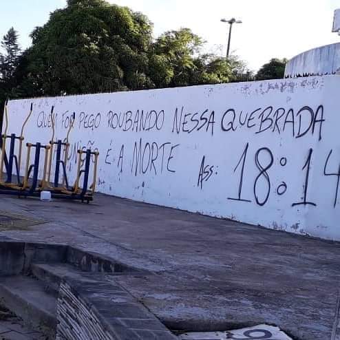 Facção criminosa promete matar quem for pego roubando em bairro de Parnamirim