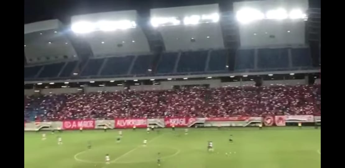 (VÍDEO) Torcida do América ironiza última posição do ABC com lanternas na Arena