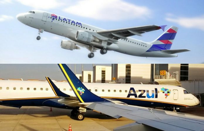 Latam e Azul aderem a desconto do ICMS e anunciam novos voos para o RN
