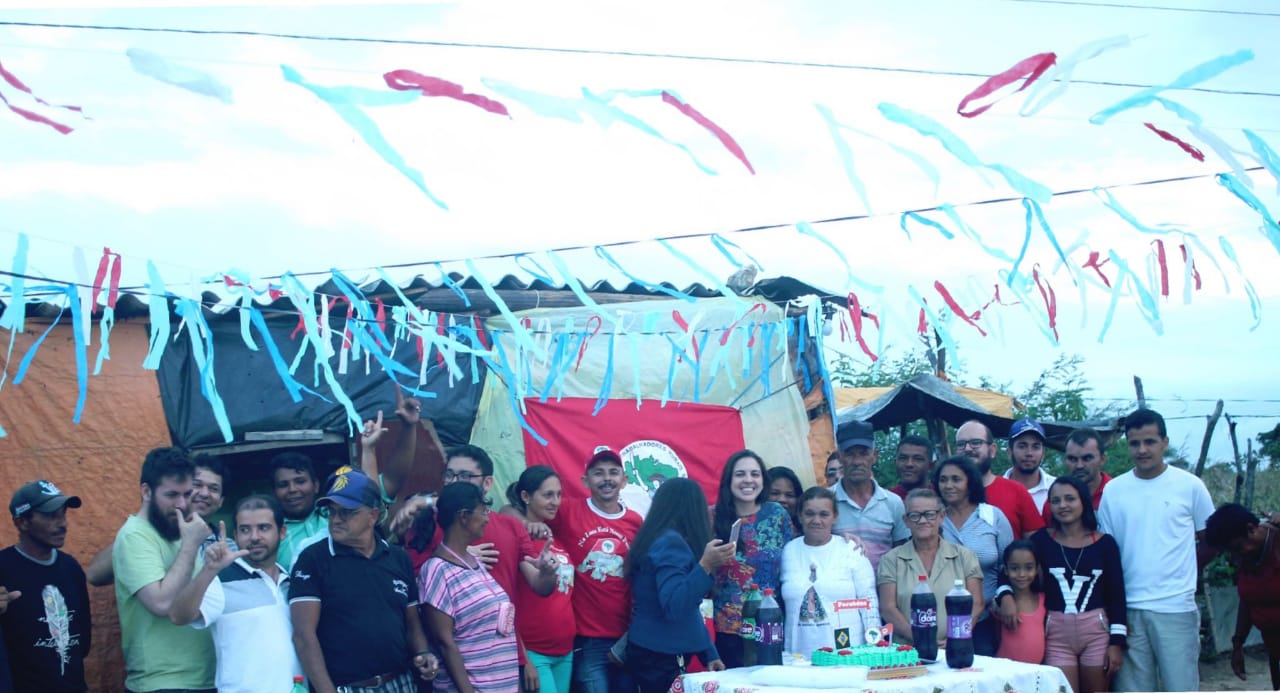 Acampamento do MST no RN celebra aniversário de 1 ano com presença de deputada