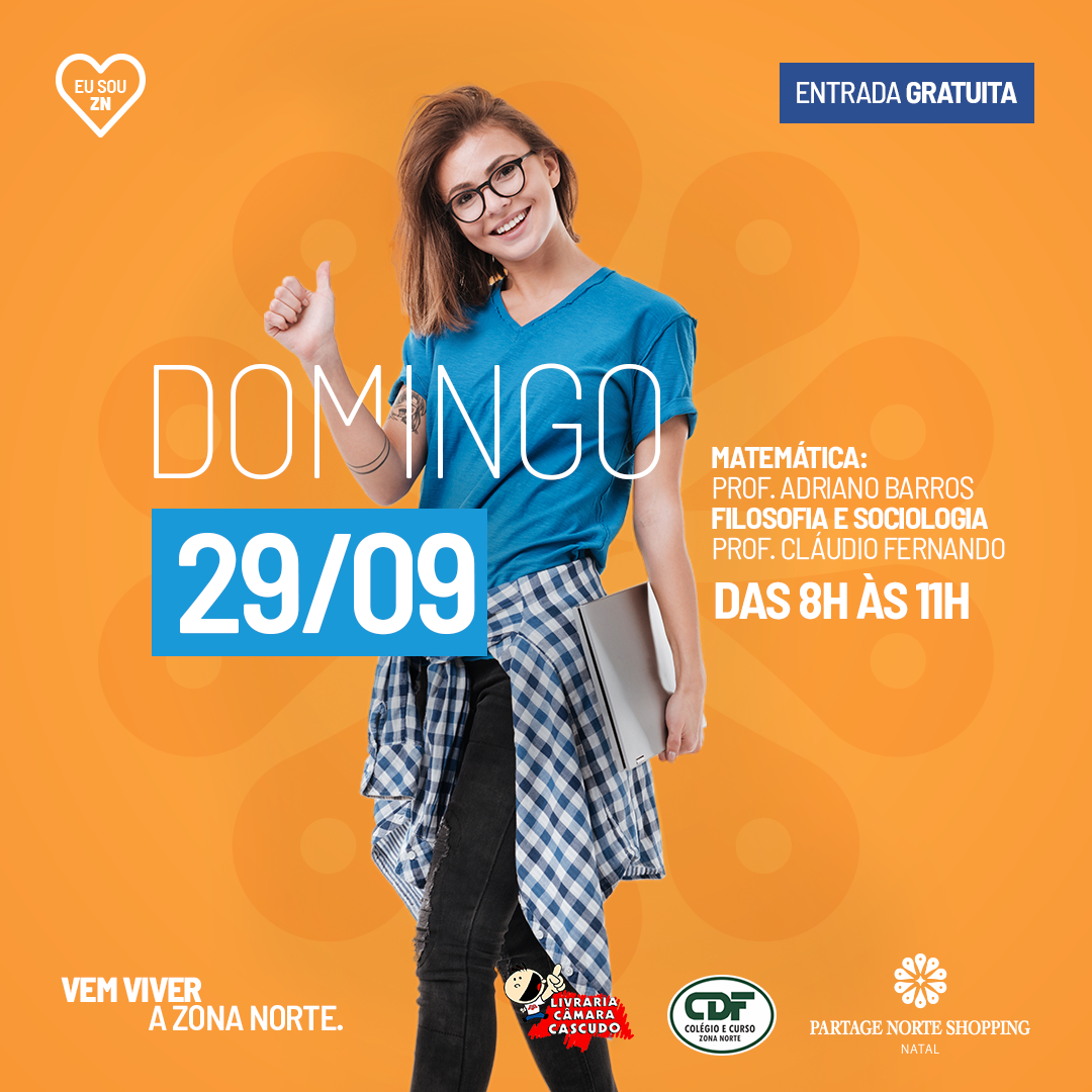 Partage Norte Shopping promove aulão preparatório para o Enem neste domingo