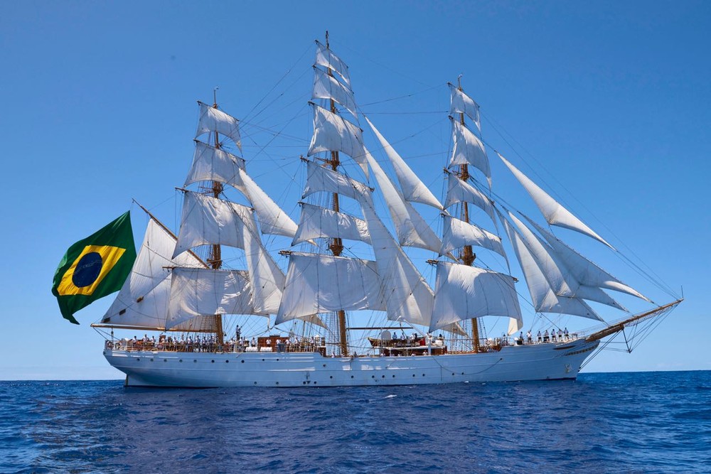 Veleiro "Cisne Branco" abre para visitação no Porto de Natal