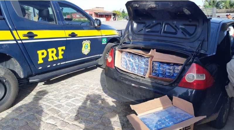 Homem é preso com 8 mil maços de cigarros contrabandeados em cidade do RN