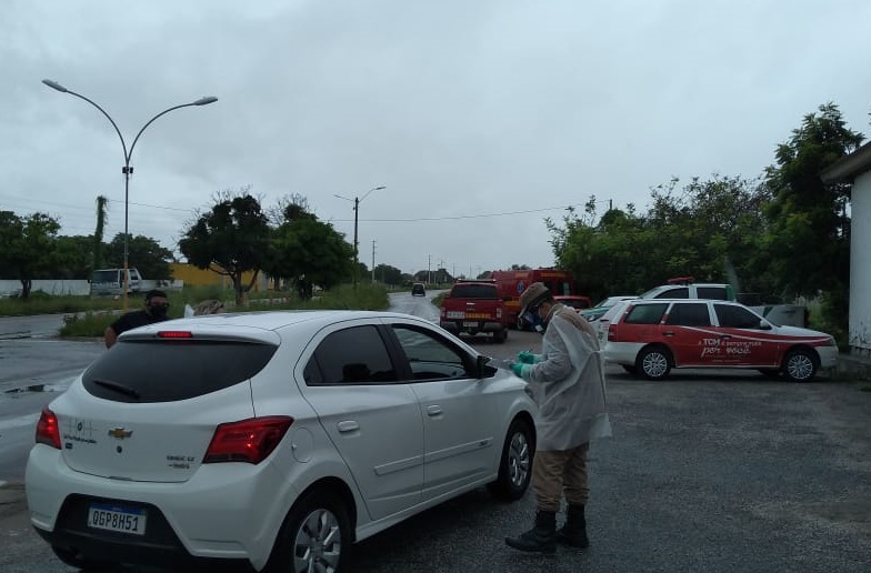 Covid-19: Bombeiros Militares atuam em barreira sanitária em Mossoró