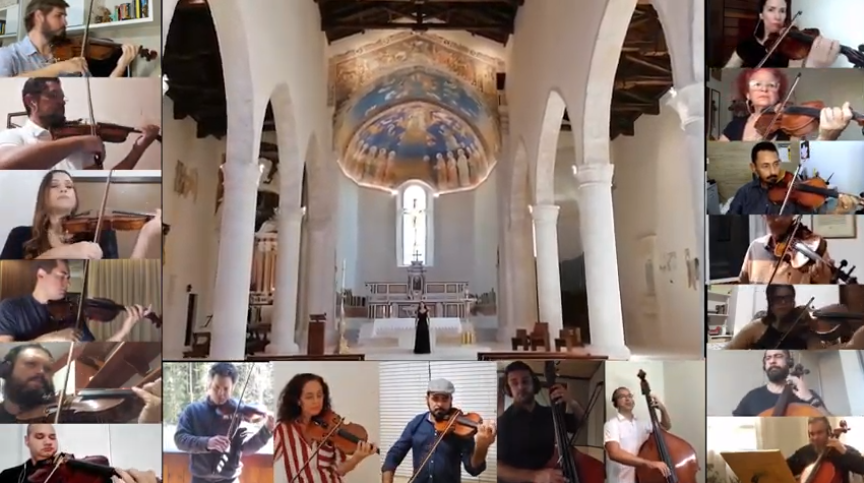 Orquestra do RN homenageia profissionais da saúde em vídeo com obra de Bach