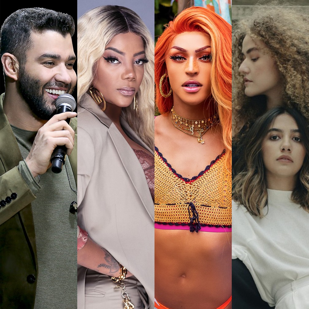 Lives de hoje: Gusttavo Lima, Ludmilla, Pabllo Vittar, Anavitória e mais; veja