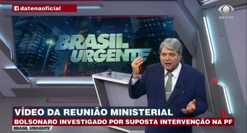 VÍDEO: Datena rompe com Bolsonaro ao vivo; assista