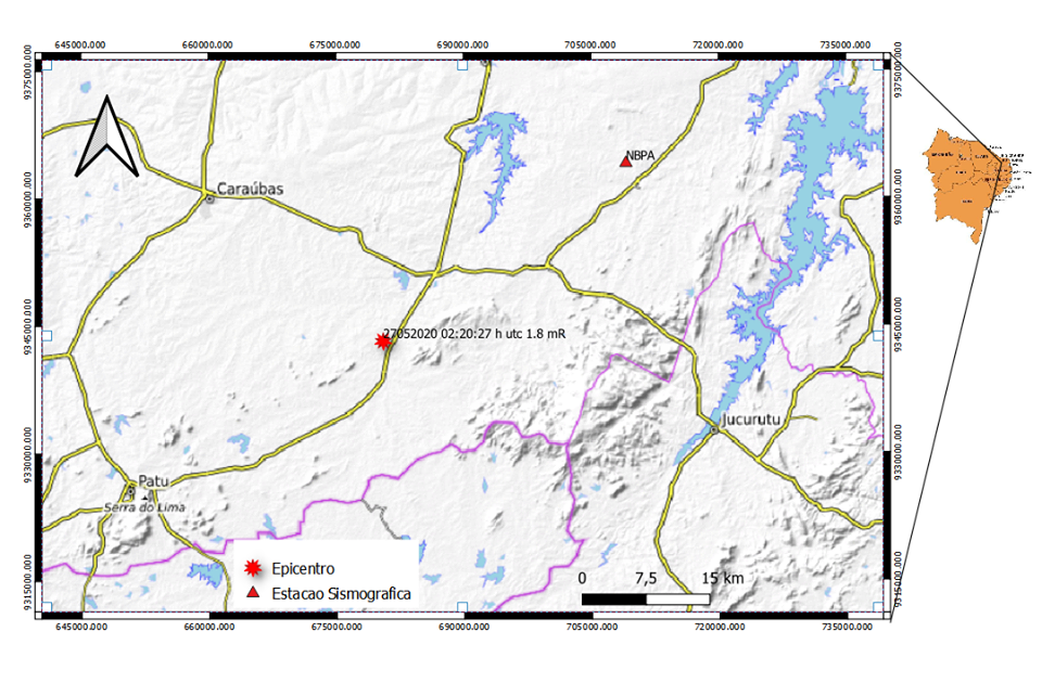 Novo terremoto é registrado em cidade do interior do RN