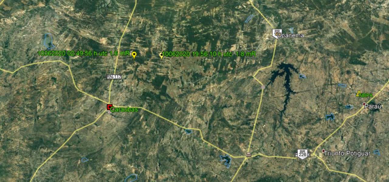 Cidade do RN registra 3 tremores de terra em 10 dias