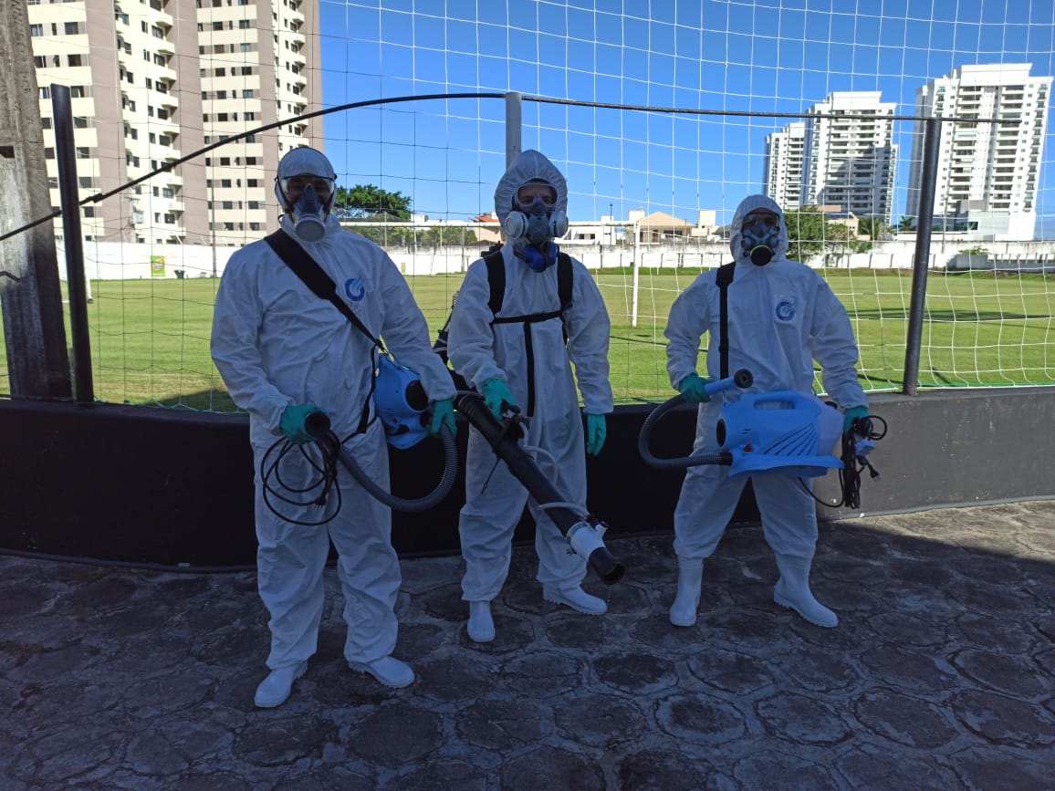 Covid: ABC realiza desinfecção das áreas do clube