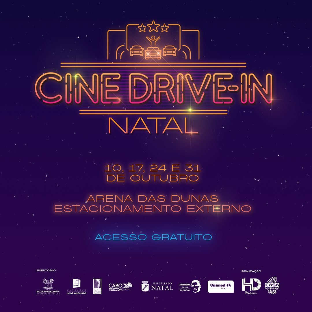 Contagem regressiva para o Cine Drive-In Natal