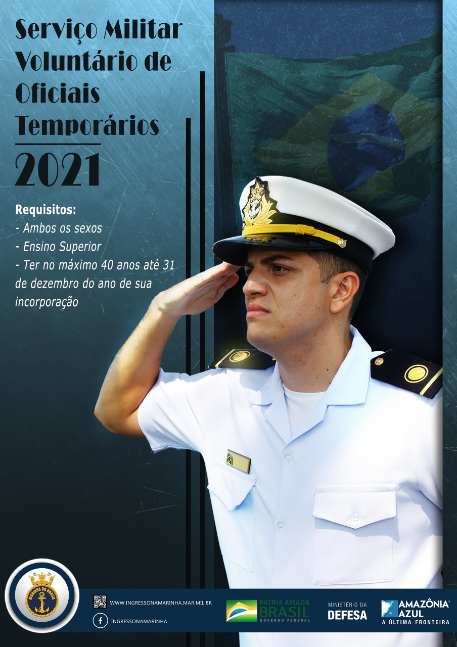 Comando do 3º Distrito Naval abre processos seletivos para Oficiais temporários