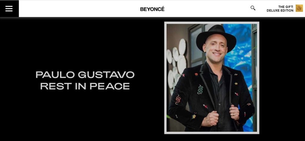 Cantora mundialmente conhecida homenageia Paulo Gustavo: 'Descanse em paz'