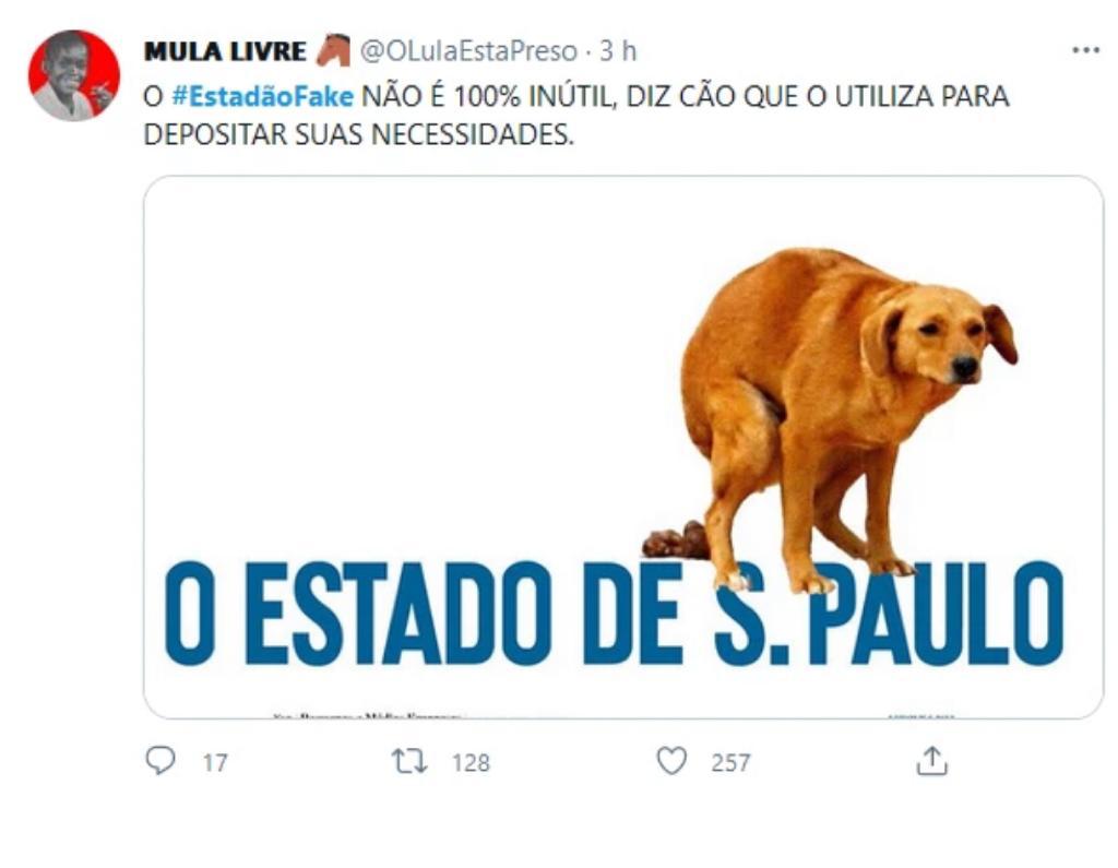 #Estadãofake dispara nas redes após notícia ser desmentida por ministro