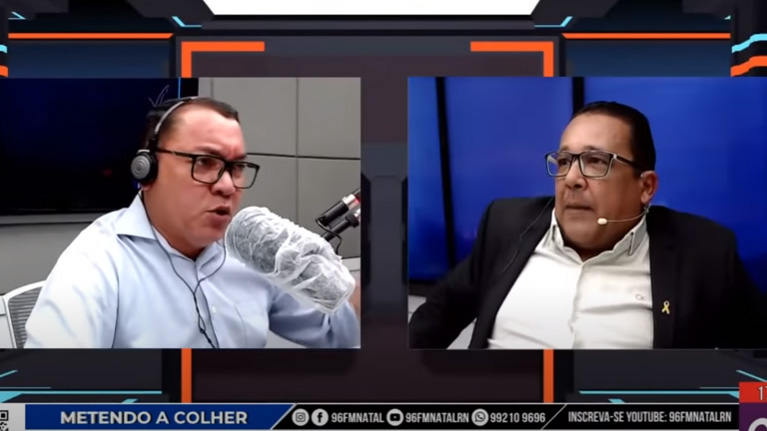 Jornalistas discutem ao vivo em rádio do RN: "Puxa-saco de Sindicato"
