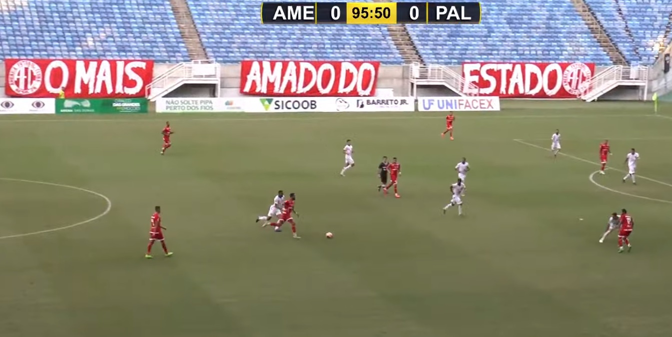 América e Palmeira empatam sem gols pelo Campeonato Potiguar