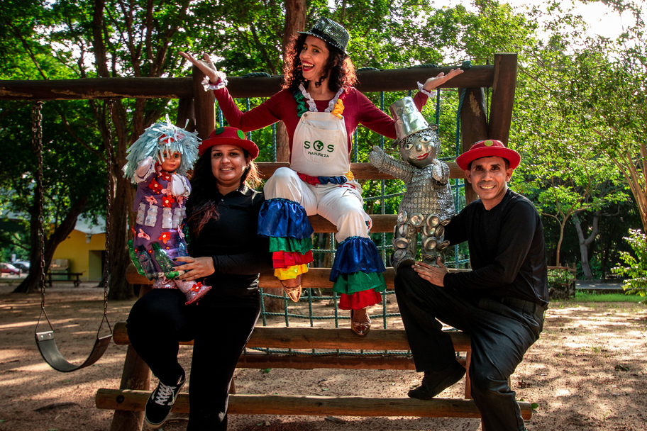 Bosque Encena virtual traz neste domingo o espetáculo Reciclores, do grupo Teart