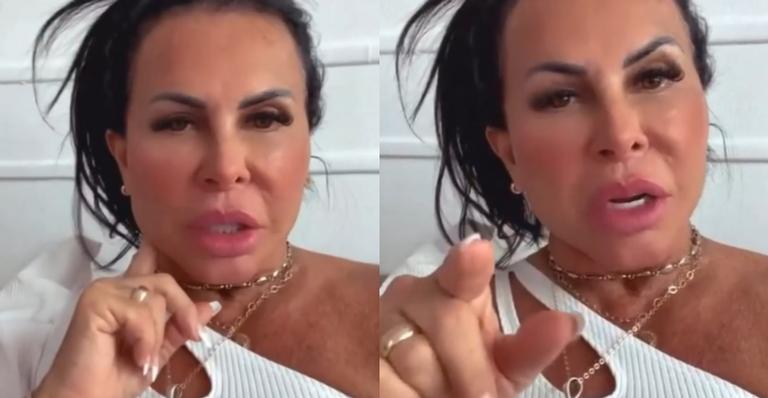 Gretchen se revolta ao comentar fake news de que estaria morta