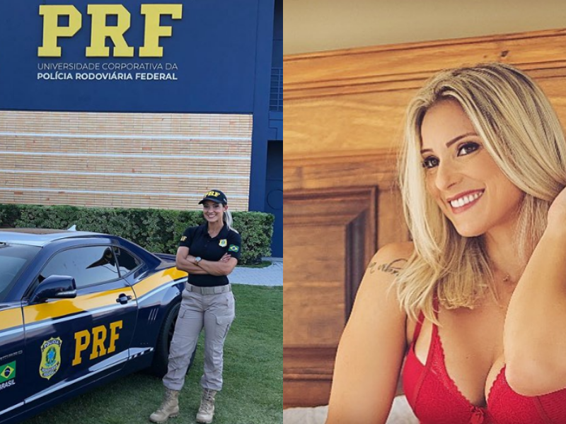 Ex-Loira do Tchan que virou policial diz que passou em mais dois concursos