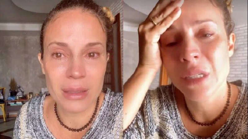 Sem trabalho, ex-apresentadora do Vídeo Show desabafa e chora na web