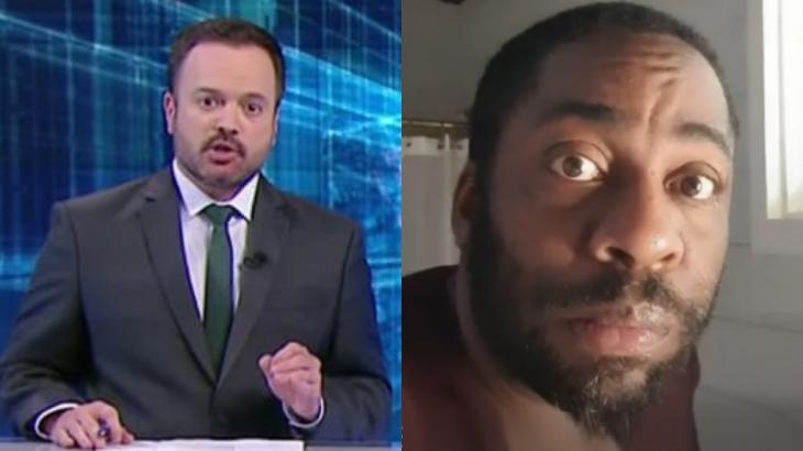 Reação de ator da Globo ao ser confundido com 'serial killer' viraliza; assista