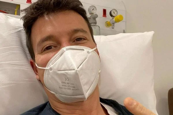 Internado com covid, apresentador coloca SBT na parede após ser acusado de recusar teste