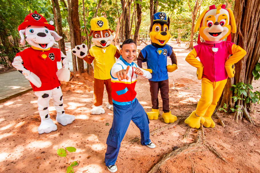 Bosque Encena Virtual terá aventuras da Patrulha Canina