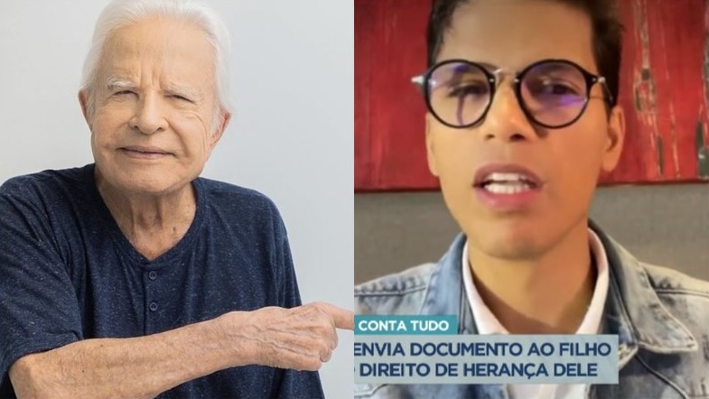 ‘Foi um engano te adotar’, diz Cid Moreira em mensagem para filho ‘deserdado’