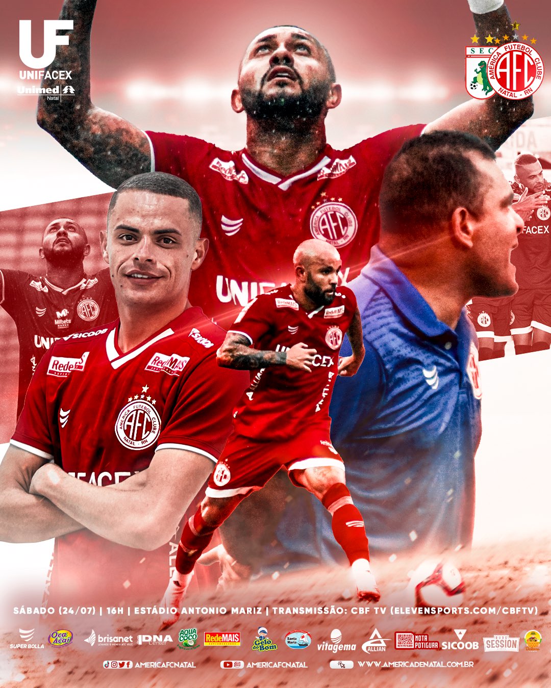 (AO VIVO) Assista a América-RN e Sousa-PB pela Série D do Brasileirão