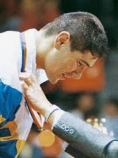 A troca de medalhas